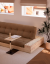 sofa BASE natural pine (pohovka z borovice) - barva: karup natural, barva futonu: beige 747