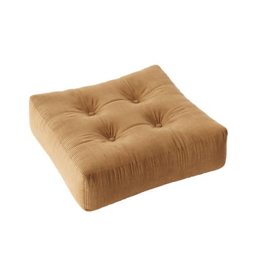 sofa MORE POUF (futonové křeslo ) - rozměr: 70*70 cm, barva futonu: fudge brown 515