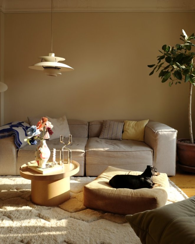 sofa MORE POUF (futonové křeslo ) - rozměr: 70*70 cm, barva futonu: linen 914