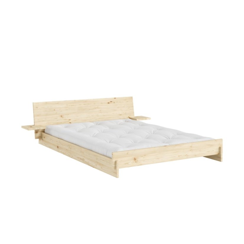 LATCH BED natural pine (postel z borovice) - barva: karup natural, rozměr: 140*200 cm