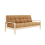 sofa KNOB natural pine (pohovka z borovice) - Barva: karup natural, barva futonu: sorbet pink 516
