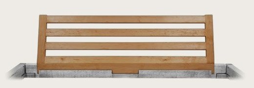 WOOD 03 natural alder bed (postel z olše) - barva: Natural adler, rozměr: 90*200 cm