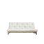 sofa FRESH natural pine (pohovka z borovice) - Barva: karup natural, barva futonu: bordeaux 710