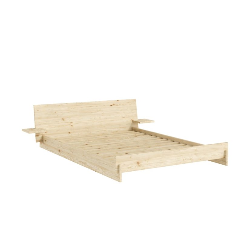 LATCH BED natural pine (postel z borovice) - barva: karup natural, rozměr: 140*200 cm