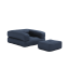 sofa CUBE (futonová pohovka) - rozměr: 90*190 cm, barva futonu: navy 737