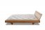 WOOD 04 natural alder bed (postel z olše) - rozměr: 140*200 cm, Barva: Višeň světlá