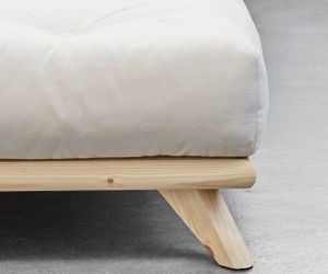 SENZA BED natural pine (postel z borovice) - rozměr: 160*200 cm, Barva: karup natural