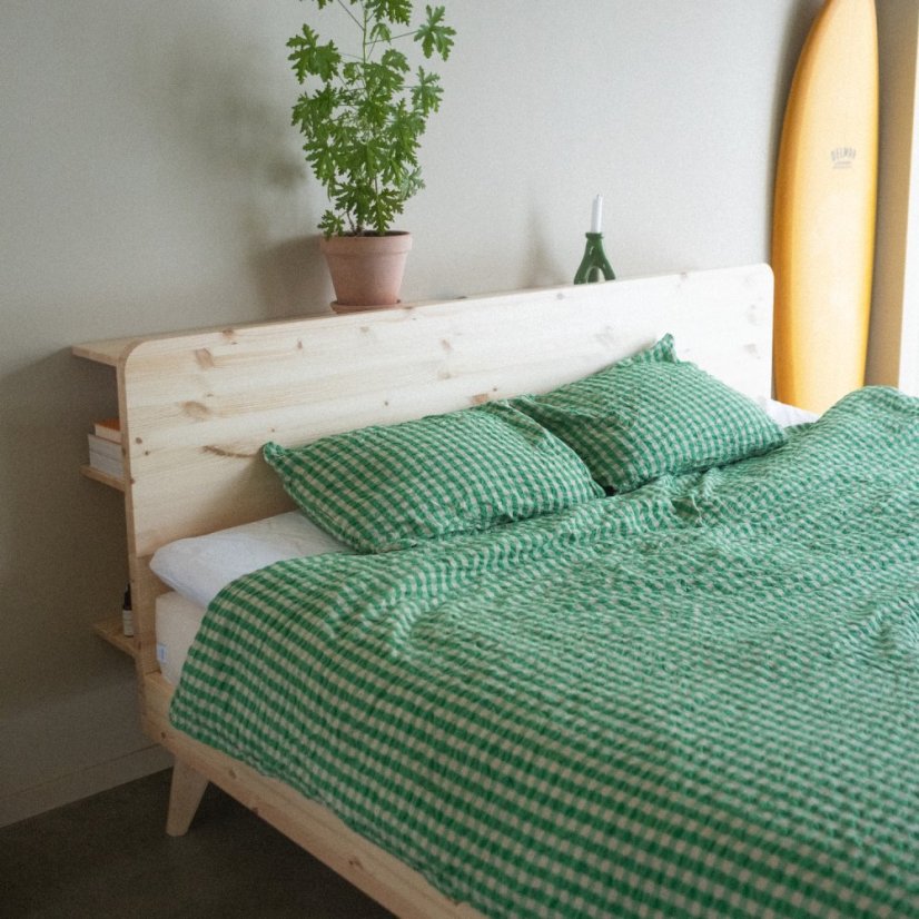 RETREAT BED natural pine (postel z borovice) - rozměr: 140*200 cm, Barva: karup natural