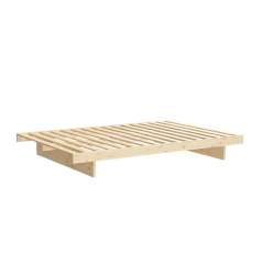 KANSO BED natural pine (postel z borovice)