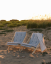 deckchair BOOGIE - lehátko (skládací) - barva: neošetřené (bez oleje, bez laku), rozměr: 65x88x75 cm, barva futonu: beach blue