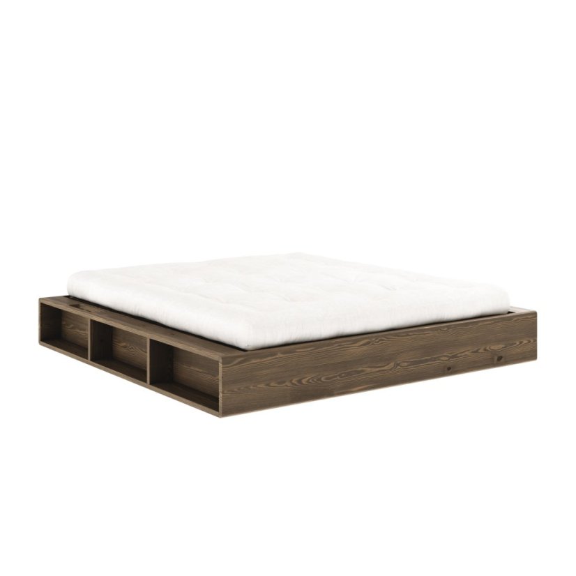 ZIGGY BED natural pine (postel z borovice) - barva: karup natural, rozměr: 140*200 cm