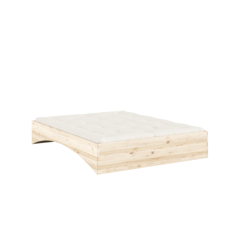 ORBIT BED natural pine (postel z borovice) - rozměr: 140*200 cm, Barva: karup natural