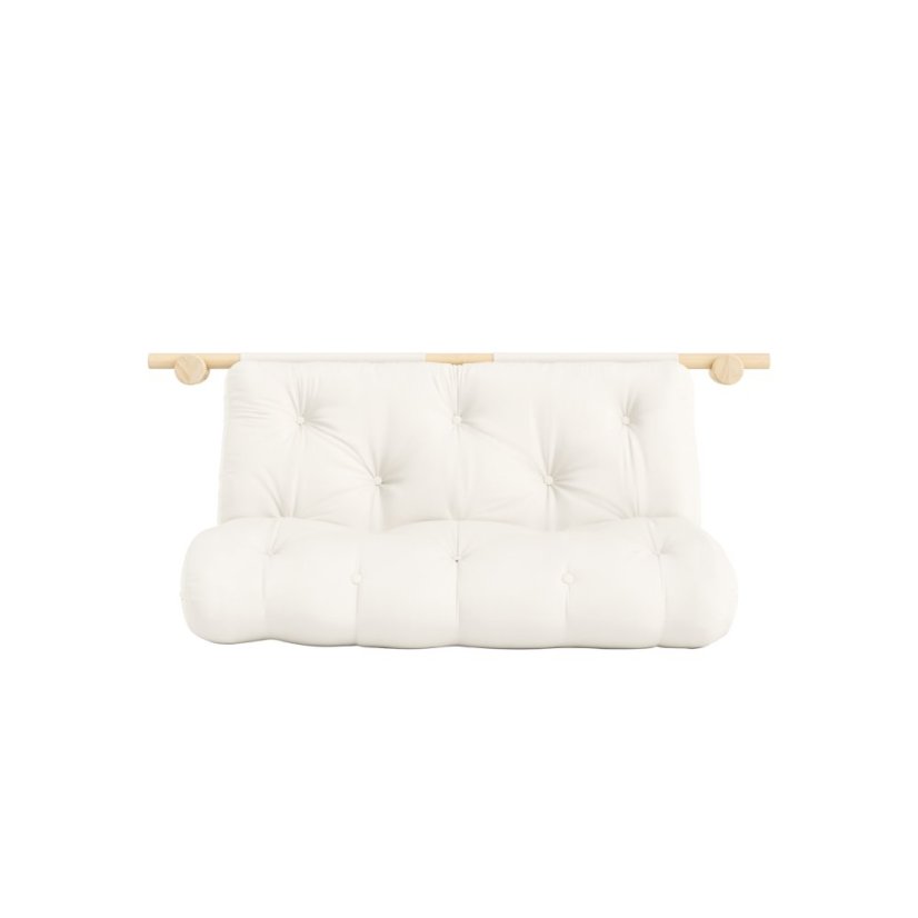 sofa HOOKED natural pine (futonová pohovka ) - barva: karup natural, rozměr: 135 x 200 cm, barva futonu: natural 701