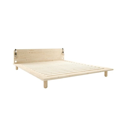 PEEK BED natural pine (postel z borovice) - rozměr: 160*200 cm, Barva: karup natural