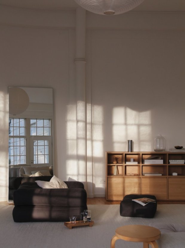 sofa CUBE (futonová pohovka) - rozměr: 90*190 cm, barva futonu: brown 715