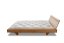 WOOD 04 natural oak bed (postel z dubu) - barva: Natural oak, rozměr: 90*200 cm
