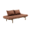 sofa PACE natural pine (pohovka z borovice) - Barva: karup natural, barva futonu: petrol blue 757