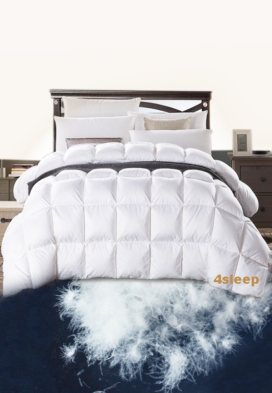 PEŘINA natural fluff (peří) - barva: white sheet, rozměr: 135*200 cm