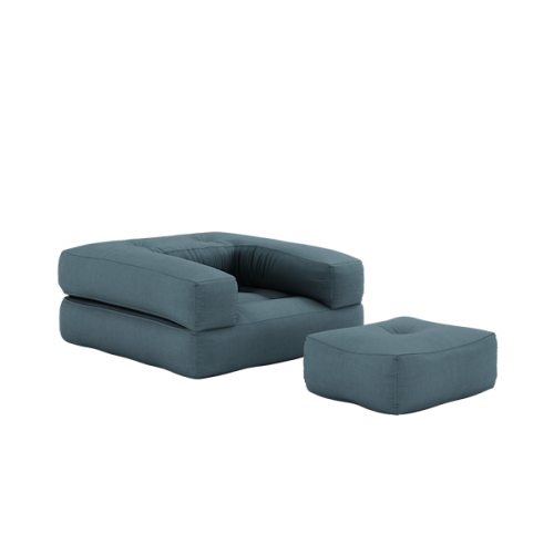sofa CUBE (futonová pohovka) - rozměr: 90*190 cm, barva futonu: petrol blue 757