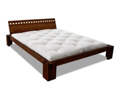 WOOD 03 natural oak bed (postel z dubu)