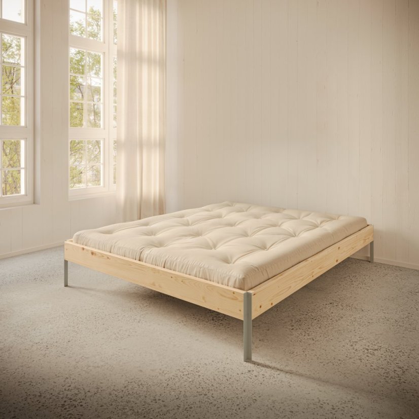CORE BED natural pine (postel z borovice) - barva: karup natural, rozměr: 140*200 cm