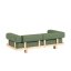 sofa STAY natural pine (pohovka z borovice) - barva: karup natural, barva futonu: grandpa beige 660