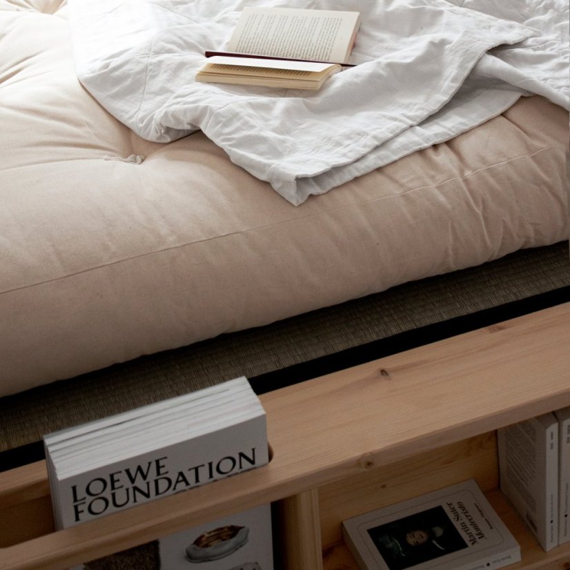 ZIGGY BED natural pine (postel z borovice) - barva: karup natural, rozměr: 140*200 cm