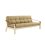sofa POETRY natural pine (pohovka z borovice) - Barva: karup white, barva futonu: natural 701