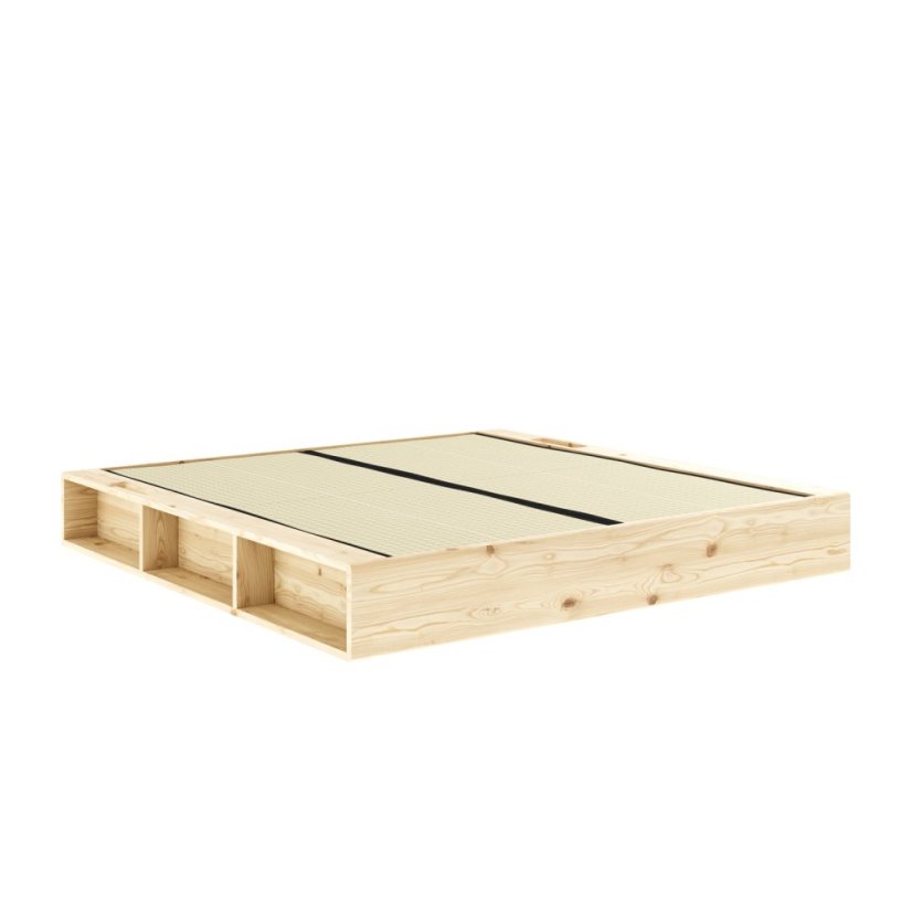 ZIGGY BED natural pine (postel z borovice) - barva: karup natural, rozměr: 140*200 cm