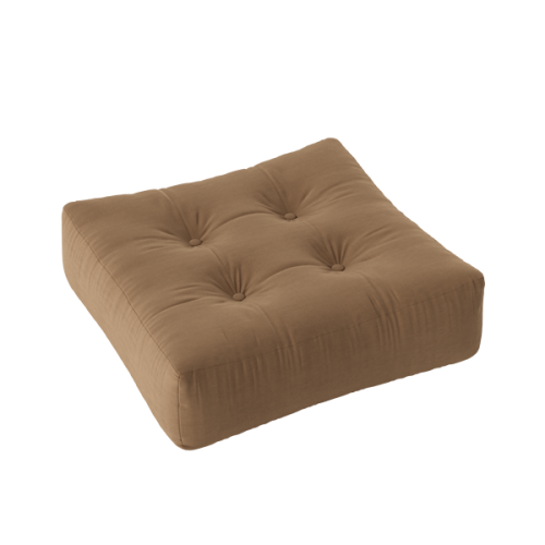 sofa MORE POUF (futonové křeslo ) - rozměr: 70*70 cm, barva futonu: mocca 755
