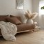 sofa SENZA DAYBED natural pine (pohovka z borovice) - rozměr: 90*200 cm, barva futonu: natural 701