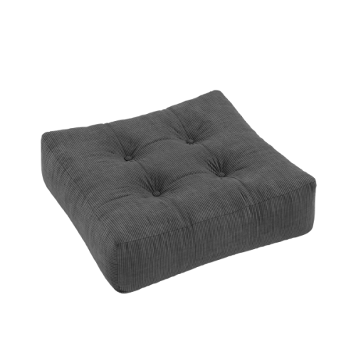sofa MORE POUF (futonové křeslo ) - rozměr: 70*70 cm, barva futonu: charcoal 511