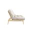 sofa FOLK natural pine (pohovka z borovice) - barva: karup natural, barva futonu: natural 701