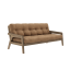 sofa GRAB natural pine (pohovka z borovice) - Barva: karup carob, barva futonu: mocca 755